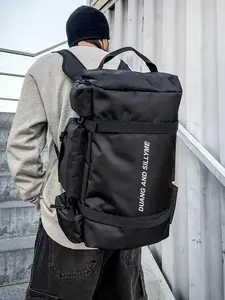 Fashionable Backpack, Casual Simple Style, Large Capacity, Multifunctional & Practical Design, Ideal for Travel School Use, Durable Backpack, Adjustable Backpack, Portable Travel Backpack, Traveler Essentials Backpack