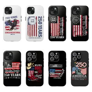 USA 250th America Anniversary Phone Case, iPhone 11-17 Pro Max – Patriotic Eagle,We The People Phone Case Featuring, Independence Day Protective Accessory