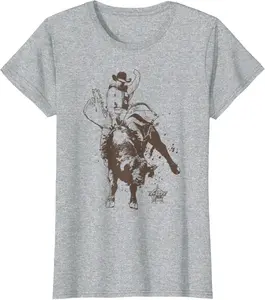 Cowboy Majestic Riding PBR Logo T-Shirt