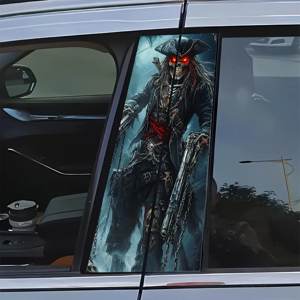 Pirate Pattern Car Sticker, Waterproof & Anti-scratch Car Decal, Car Exterior Decoration Accessories for Car, Laptop, Phone