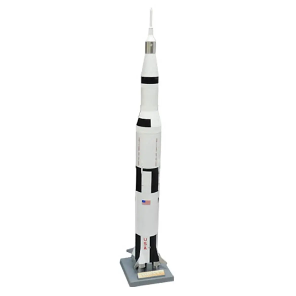 212 MAIN 1-200 Scale Saturn V Rocket Model Kit - Limited Edition 50th Anniversary Historical Spacecraft Replica, Almost 24 in Tall, Scale Details, Display/Launch Enrichment Toy for Small Animals