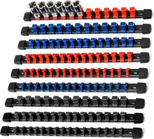 9 Pieces Holders Kit 1/4-Inch x 48 Clips, 3/8-Inch x 45 Clips, 1/2-Inch x 36 Clips
