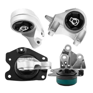 Engine MotorTrans Mount Set of 4 compatible for Chevrolet Equinox GMC Terrain 2.4L 10-16
