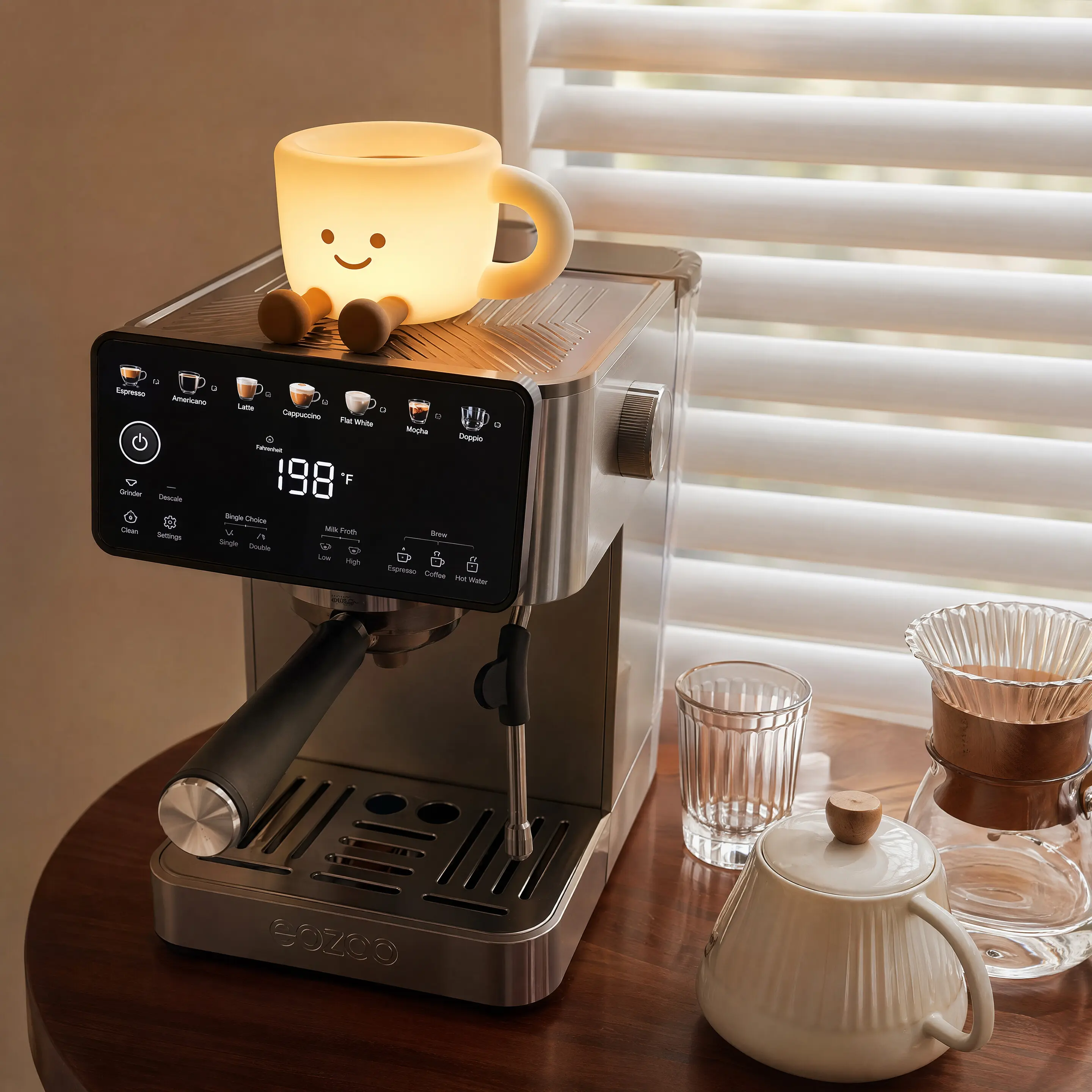 Adorable Coffee Mug Silicone Night Light, Tap Light, Bedside Lamp, Jewelry Storage Light, Phone Stand, Breastfeeding Light, 3-Level Brightness, 7-Color Atmosphere Light, Bedroom Decor, Stress Relief Toy, Perfect Gift for Children's Day