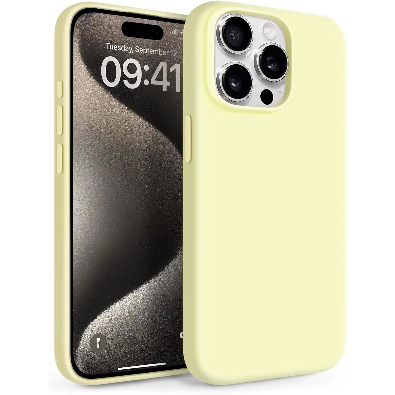 Pastel yellow iphone 15 plus case - TikTok Shop