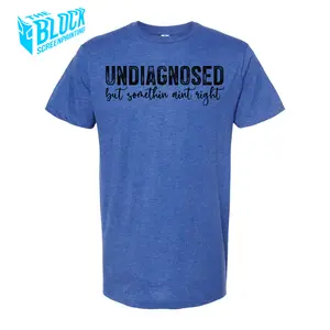 Undiagnosed The Block Funny Soft Style Tee Shirt Crewneck Classic