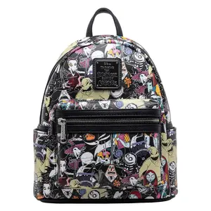 Loungefly Disney The Nightmare Before Christmas Allover Print Mini Backpack - 707 Street Exclusive