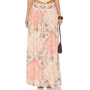 Agua Bendita x REVOLVE X Revolve Tropic Maxi Skirt in Pink