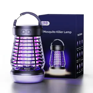 Portable Mosquito Killer Lamp, USB Rechargeable Mosquito Killer Lamp, Indoor & Outdoor Use Mosquito Lamp with UV Design, Camping Lighting