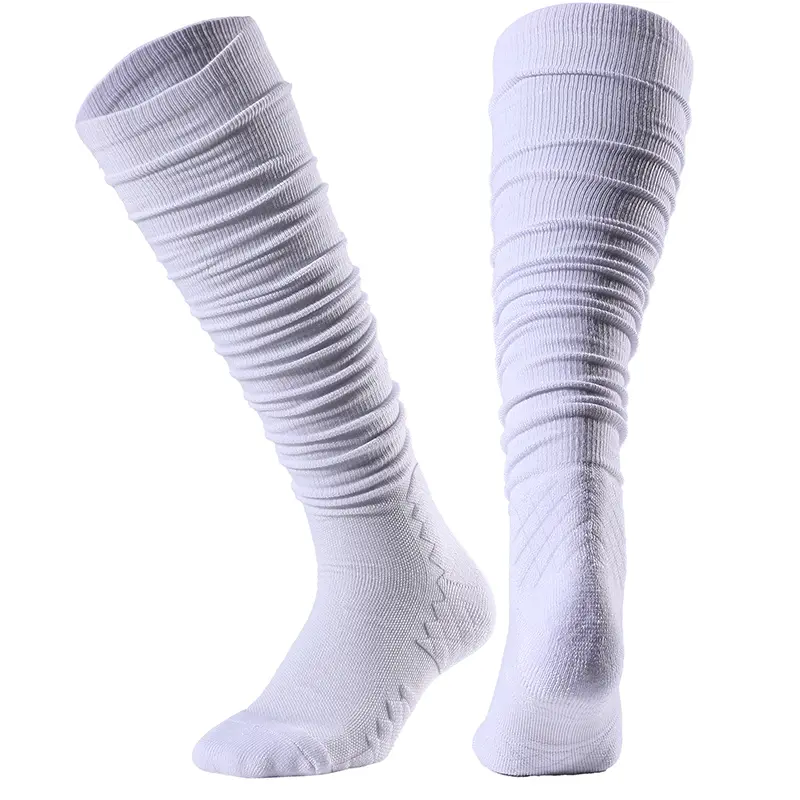 2 Pairs Compression Premium Sports Socks for Women & Men Athletic Running Hiking Comfortable Lightweight Fabric Moisture Wicking Closed Toe Design Nylon Football Breathable grip socks for soccer