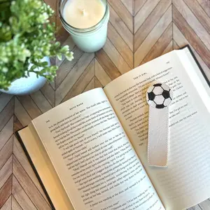 Soccer Ball Embroidered Bookmark