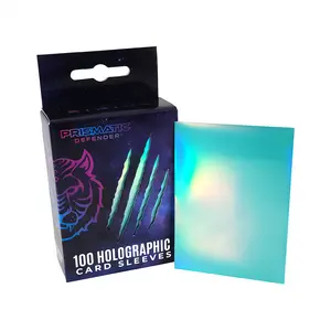 Prismatic Defender Holographic Card Sleeves - Sirius Teal