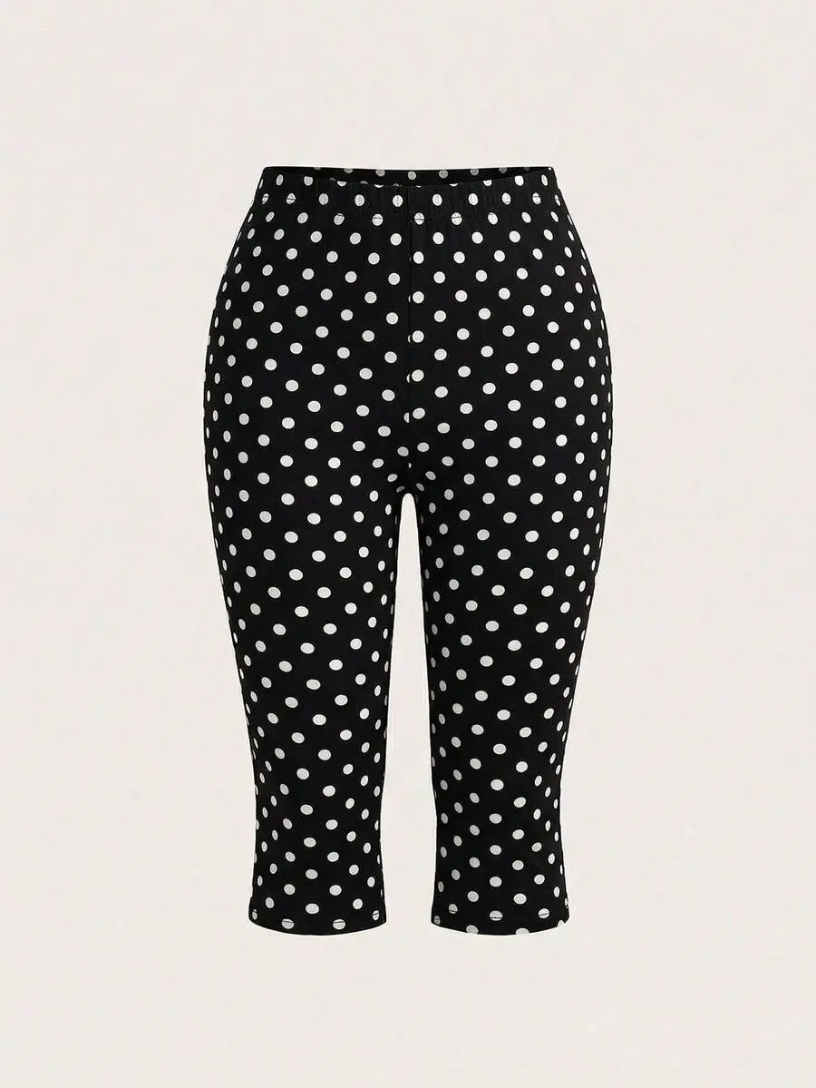 Sweetra Women's Autumn Tight Pants, Comfortable Animal Print Short Leopard Print Riding Pants, Fashion Item, Tight Capri Pants (Random Cut)