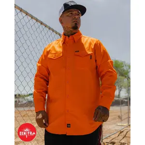 WorkForce Hi Vis FR Work Shirt - Orange