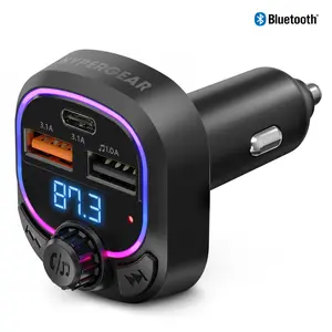 IntelliCast Road FM Transmitter Car Charger | Black