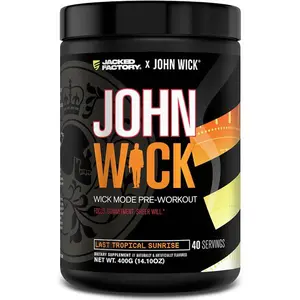 Wick Mode Pre Workout Powder, Last Tropical Sunrise Flavor for Intense Energy, Focus, Endurance & Performance, 40 Servings