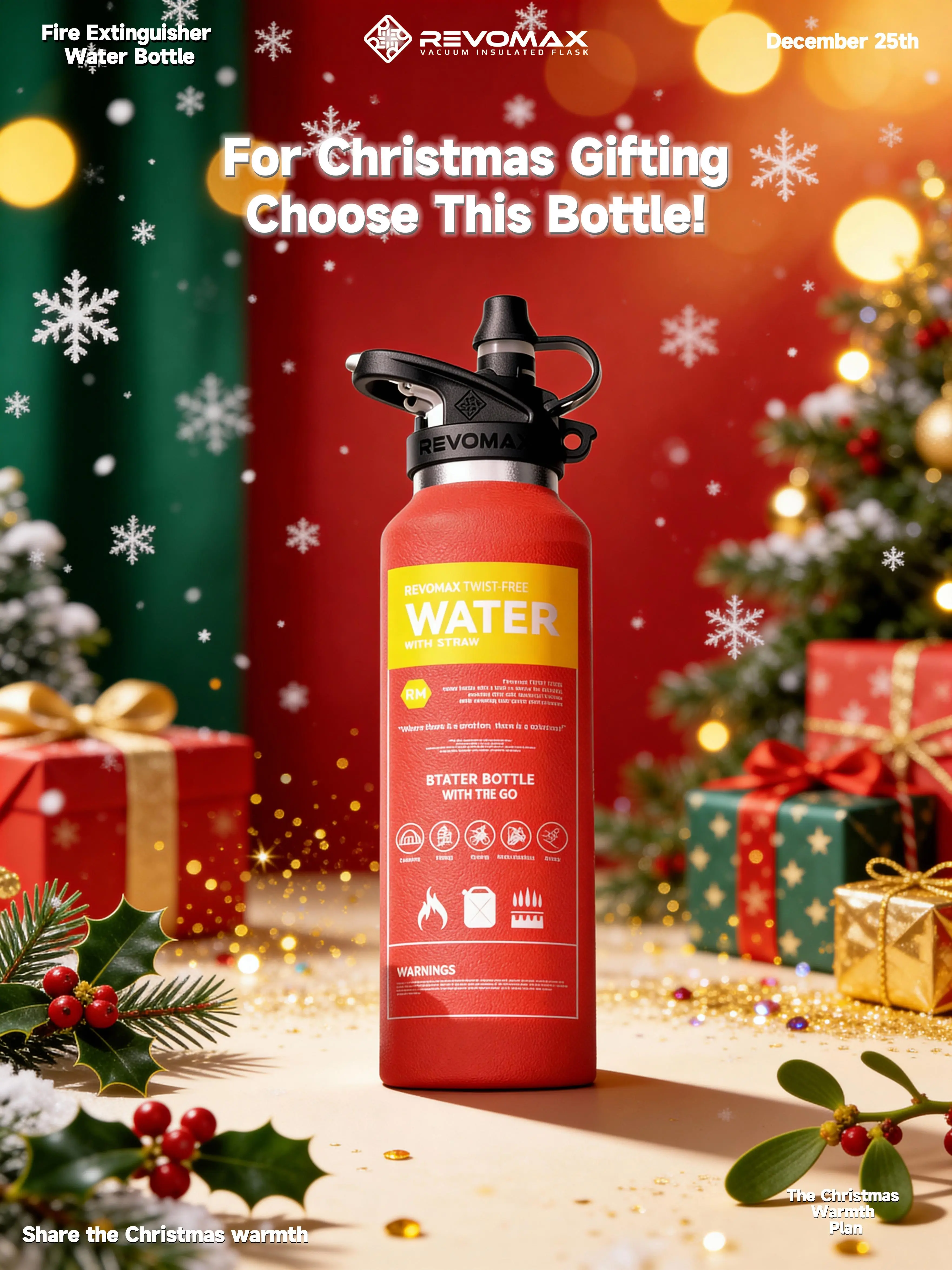 Christmas Gifts REVOMAX Fire Extinguisher Serie Tumbler