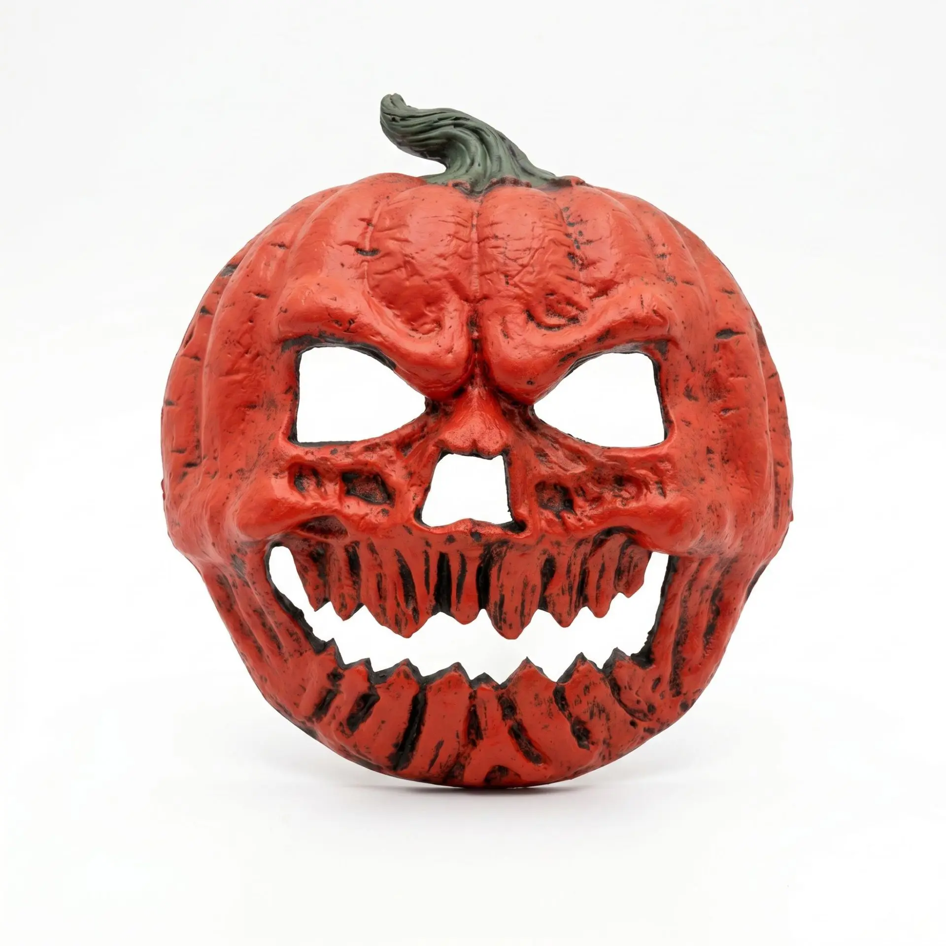Realistic Scary Pumpkin Skull Face Mask, One Size Jack-O'-Lantern Party Prop, Sports & Outdoor Event Gathering Costume Accessory