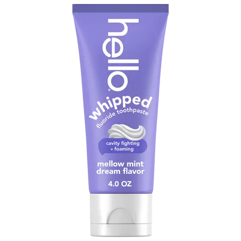 hello whipped mellow mint dream fluoride toothpaste
