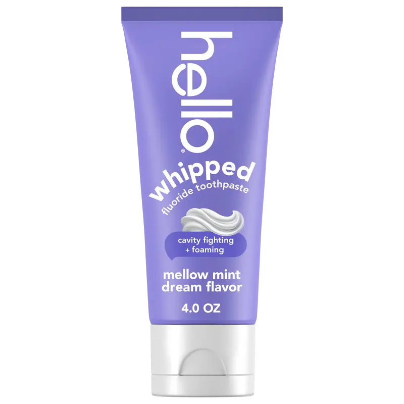 hello whipped mellow mint dream fluoride toothpaste
