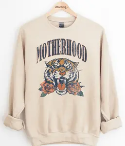 Motherhood Tiger Graphic Top