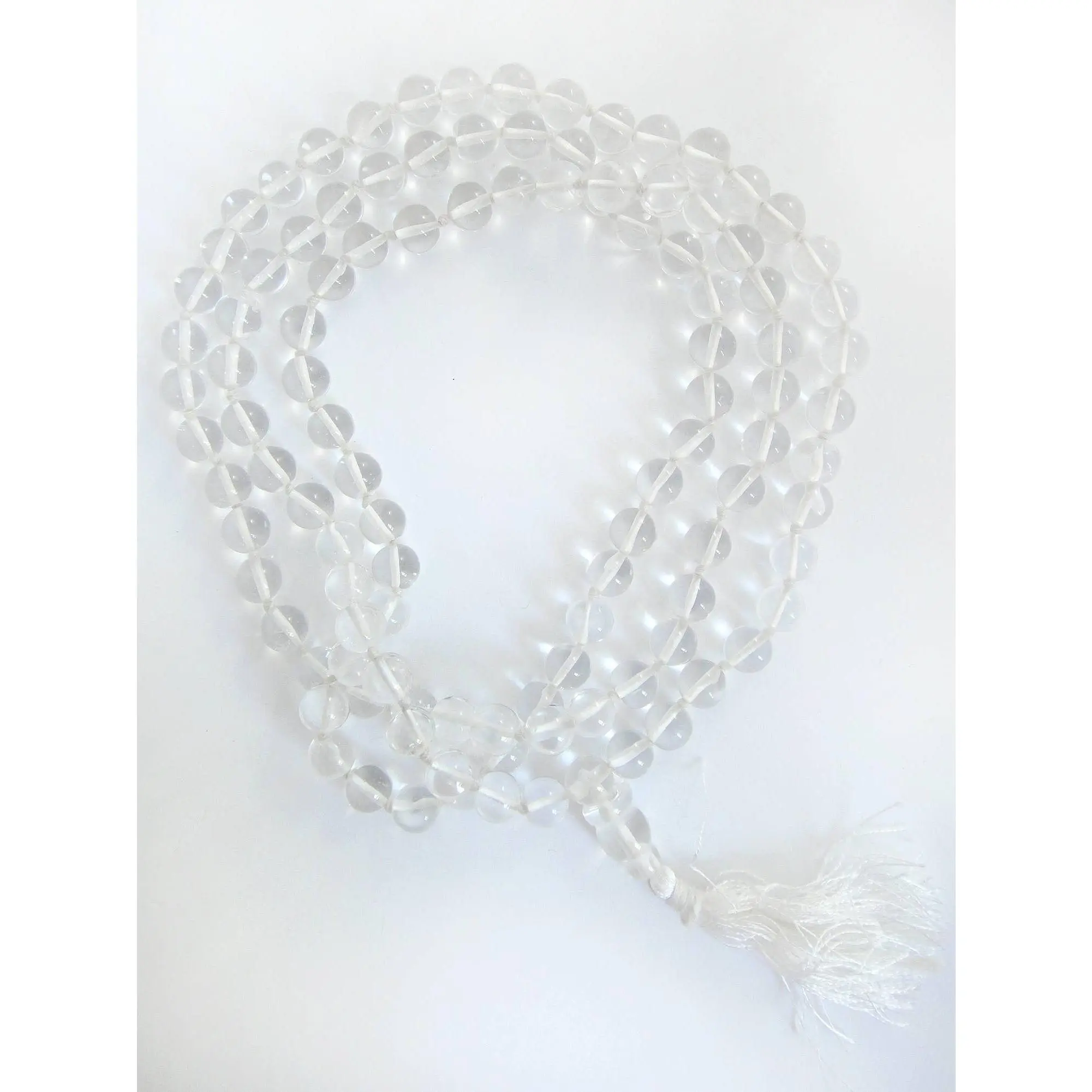 Knotted Crystal Mala