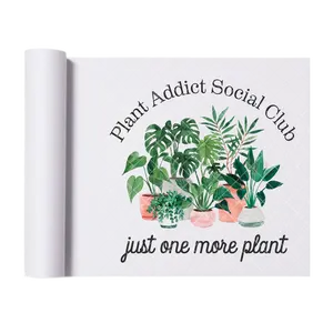 Plant Social Club - Direct Print Film Transfer for T-Shirts, Cotton, Polyester & Blends - High-Quality Print