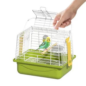 Small Bird cage,Travel Cage for Birds and Small Animals, Parakeet cage,Bird Carrier Travel cage,Bird Travel cage, jaulas para pájaros,Green