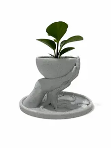 Tree Root Hand Planter Vase - Unique Hand-Shaped Planter for Indoor & Outdoor Plants - Modern Boho Décor - Suitable for Succulent, Cactus, Airplant & Snake Plant