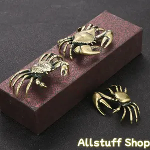3pcs Collectible Crab Figurines - Cute Home Decor Statues for Desk, Bookshelf, Room Decor, Ideal for Christmas Gift & Wholesale