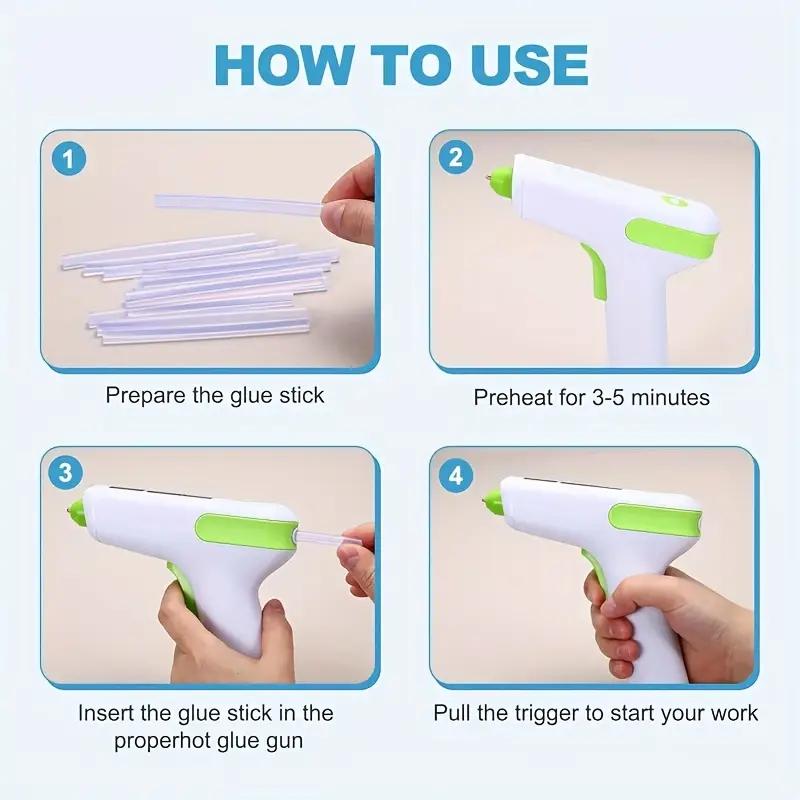 100pcs Transparent Hot Glue Sticks, 0.27x4 Inches, Ideal for Mini Glue Guns, DIY Repair & Craft Projects, Eva Material, Essential Tool, Gluesticks