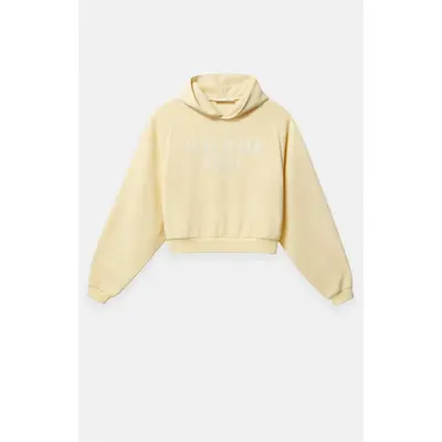 Crew Neck Yellow Champion Hoodie Pacsun Cropped Essentials Hoodie