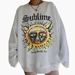 SUBLIME Crewneck Sweatshirt, Sublime Sun Shirt, Aesthetic Sweatshirt, Sun Vintage Art Long Beach California Shirt