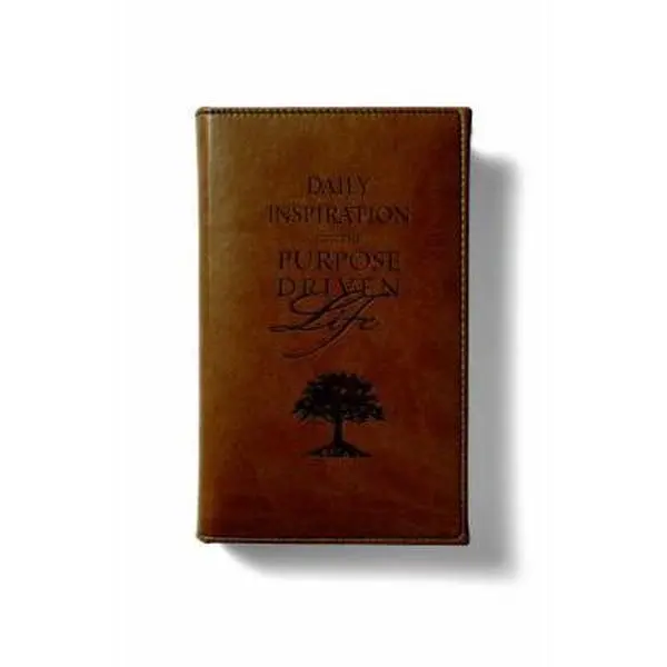 Used Inspirational Book - Daily Inspiration for the Purpose Driven Life Deluxe Tan by Rick Warren (New York Times Bestseller, Reflections, Bible Verses, English, Bestselling Book)