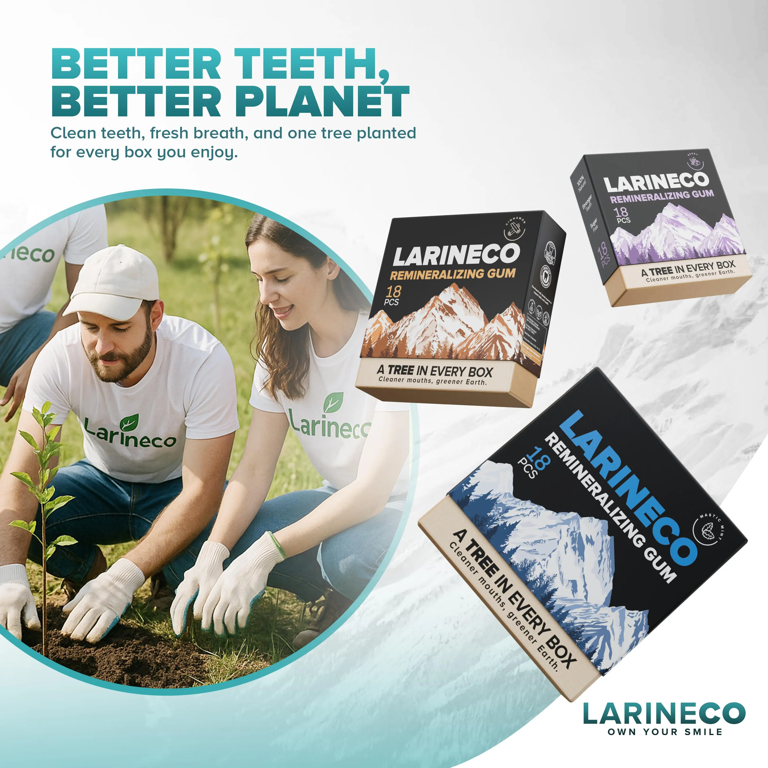 シュタンバウム STAMMBAUM MINESOTA SWEAT Larineco™️ - Remineralizing Gum (Original Mint - Cinnamon - Berry