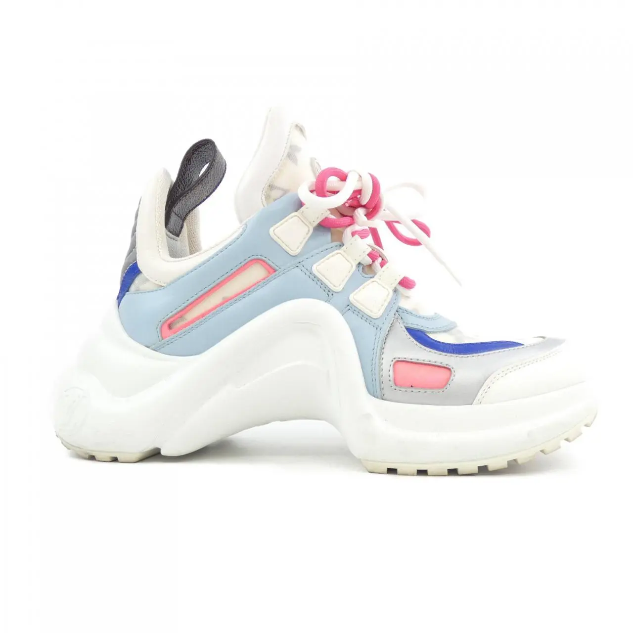 Pre-owned Louis Vuitton Rubber Small Leather Goods Archlight Sneakers