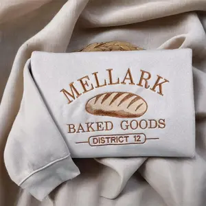 Mellark Baked Goods Embroidered Sweatshirt, Bookish Embroidered Shirt,Mellark Baked Goods EverdeenApothecary Odair Fisheries,Book Lover Gift