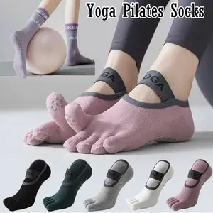 Pilates Anti Slip Toe Socks Yoga Socks Grip Socks Non Slip Running Socks Sports Sock 02