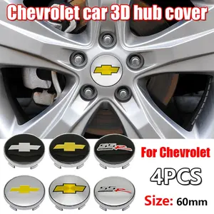 Universal Car Wheel Center Cap Cover, Chevrolet Wheel Decoration, Waterproof Anti-Fade Accessories, Custom Appearance Enhancer