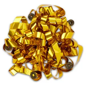 Gold Metallic Streamers – Reflective Foil 20-Pack for Weddings & Elegant Events