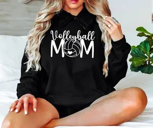 Volleyball Mom Hoodie, Cute Trendy Volleyball Mom Hoodie, Volleyball Gift, Volleyball Mom Hoodie, Volleyball Mom, Volleyball Season Gifts