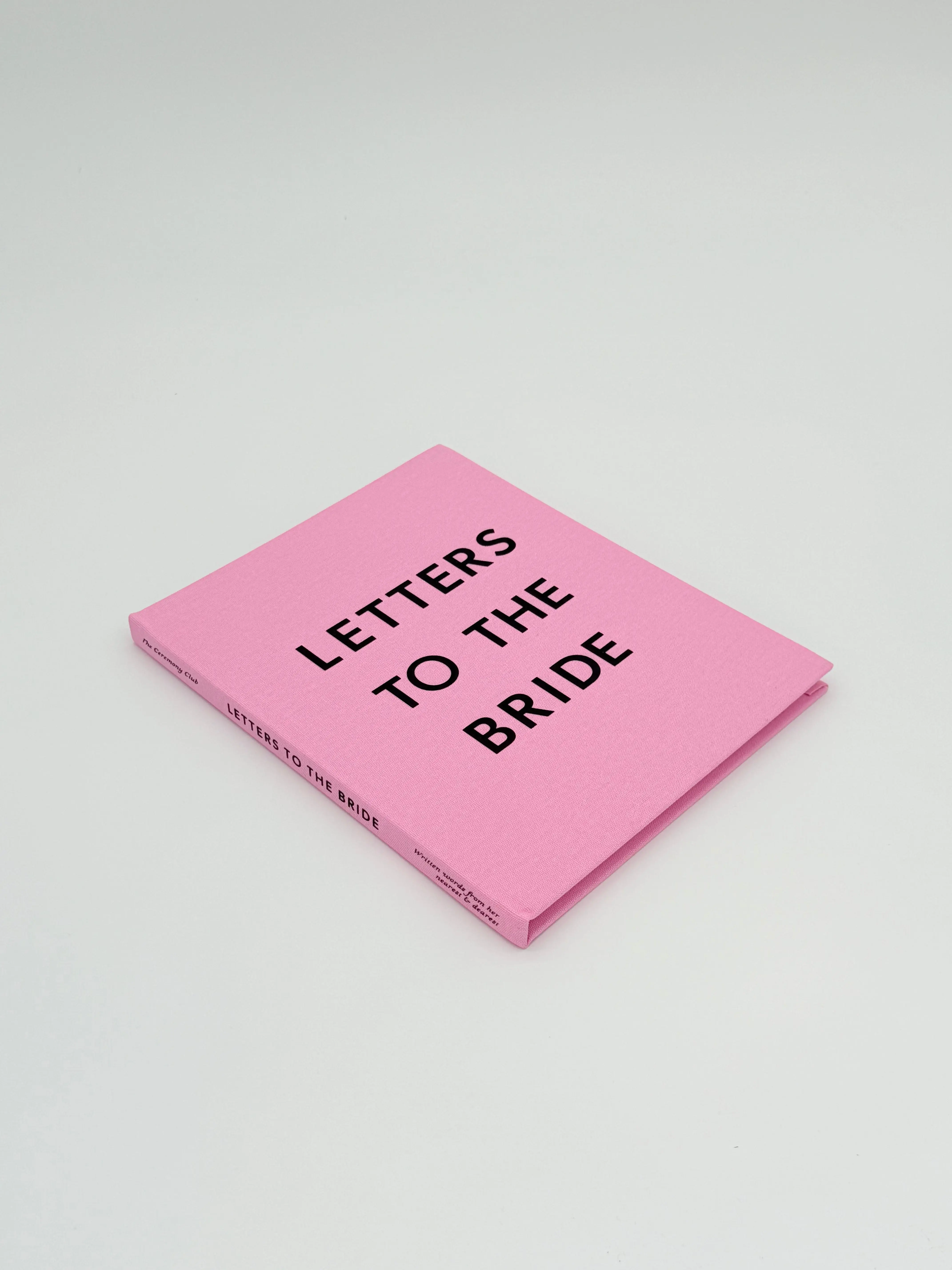 Letters to the Bride Book in Pink