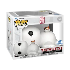 Big Hero 6 Baymax with Mochi Super 6-Inch Funko Pop! Vinyl Figure #1541 - Exclusive
