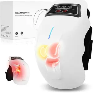 USB Rechargeable Smart Knee Heating And Massage Device with Infrared Heat Vibration and LED Screen for Hands-Free Operation and Comfortable Relief