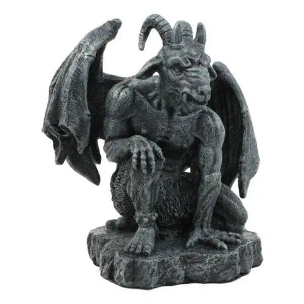 Ebros Winged Guardian Baphomet Sabbatic Goat Gothic Gargoyle Statue Faux Stone