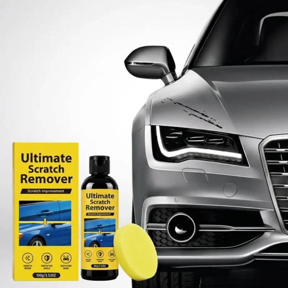 2026 New Car Scratch Repair,Scratch Remover for Vehicles, Quick Fix Removal Paste for Deep Scratches, All Paint Colors Polishing Kit