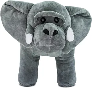 Randimals Elephant Plush Stuffed Toy Gorilla Face 15”, Soft & Huggable, Premium Quality Hybrid Animal Friend Encourages Adventure & Imagination