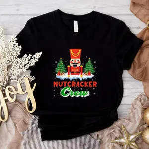 Nutcracker Crew Funny Matching Family Christmas Pajama Nuts T-Shirt