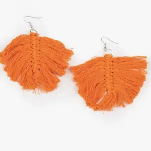 Orange earrings