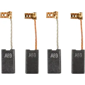 4 Pack Carbon Brushes Compatible with Bosch GBH5400 GBH5-38 X GSH38 GBH5-40D A69,Bosch  Carbon Brush Replacement Part.